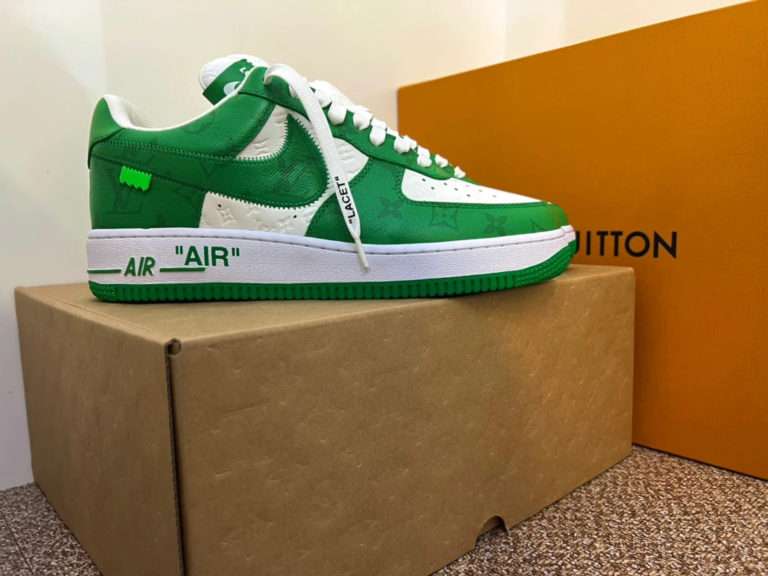 Louis Vuitton Nike Air Force 1 Low By Virgil Abloh (Green) photo review