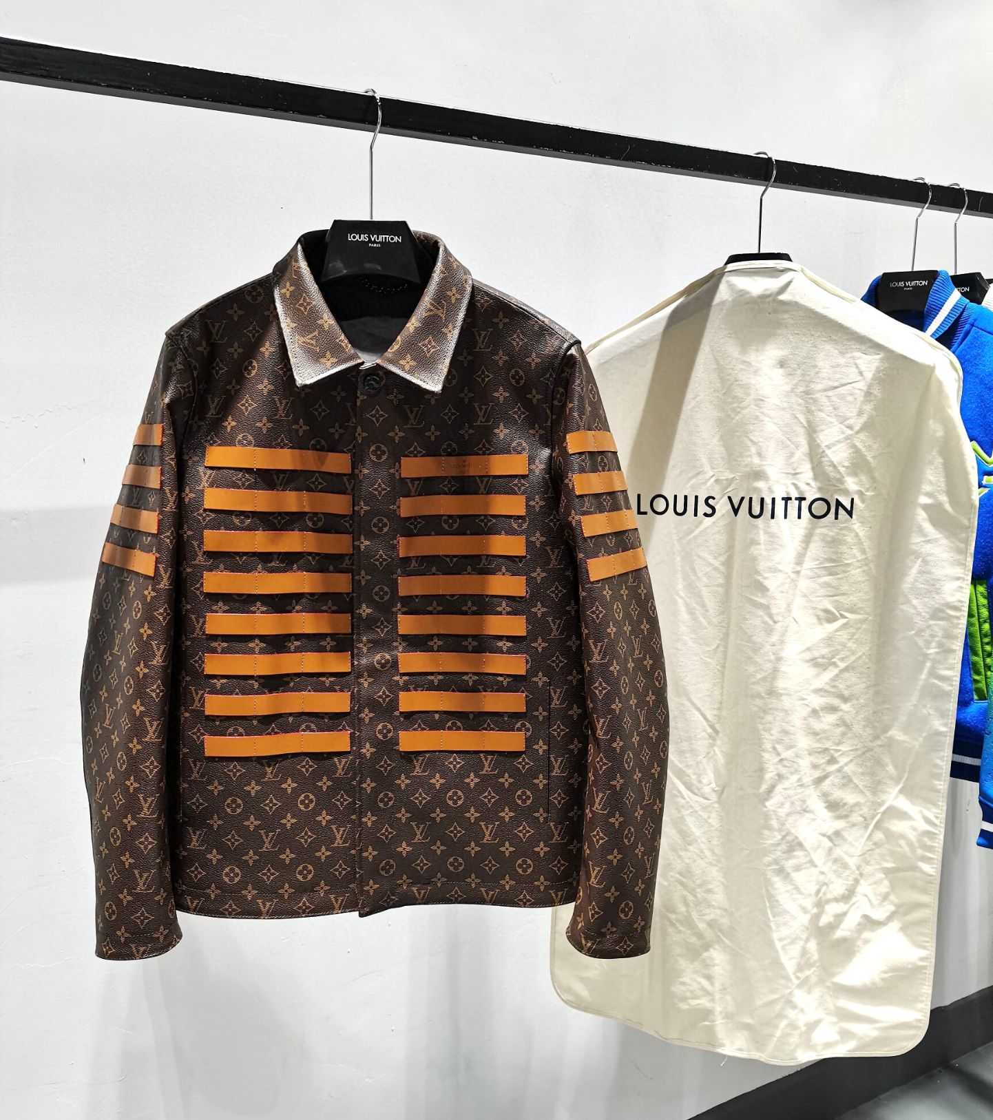 Louis Vuitton Monogram LV Toile Military Jacket 2022 Ss, Brown, So