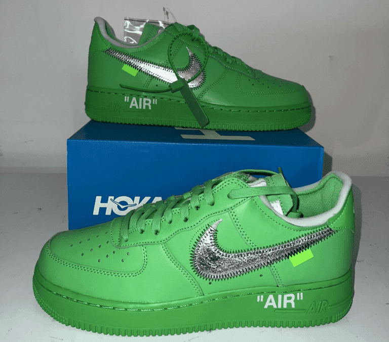 Nike Air Force 1 Low Off-White “Brooklyn” Light Green Spark photo review