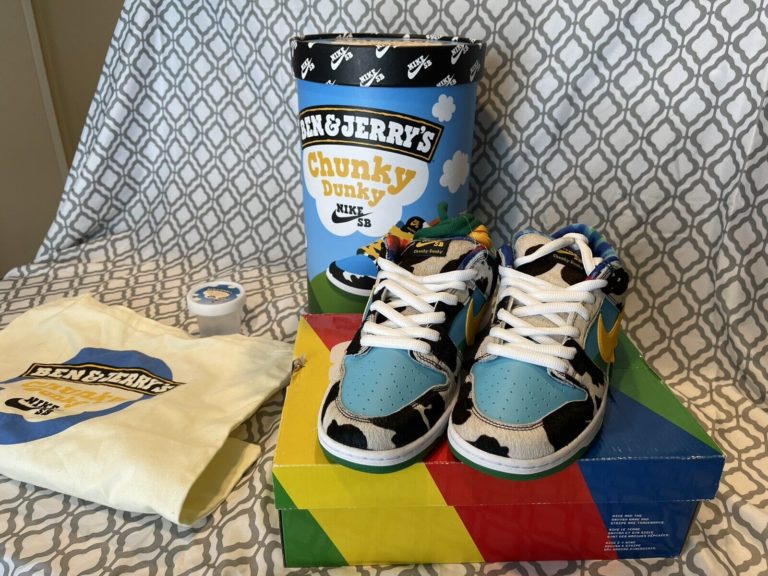 Nike SB Dunk Low Ben & Jerry's Chunky Dunky Special Edition Box photo review